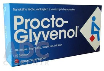 Procto-Glyvenol 10 čípkov