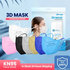 Elough HX-3D KN95 - 3D Face Mask Stereo kn95 Respirator 1ks - šedý