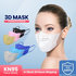 Elough HX-3D KN95 - 3D Face Mask Stereo kn95 Respirator 1ks - šedý