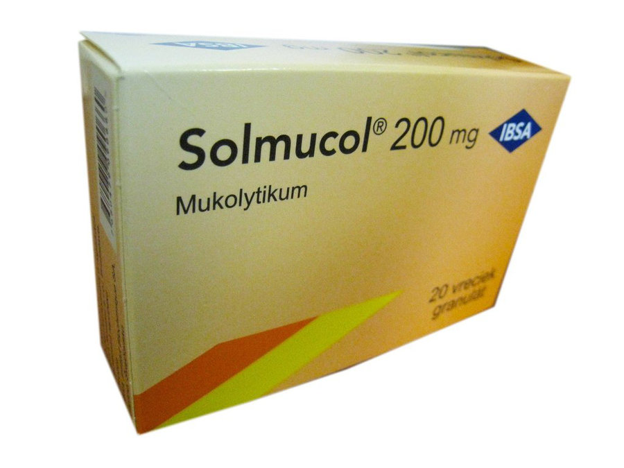 Solmucol 200 mg 20 vrecúšok