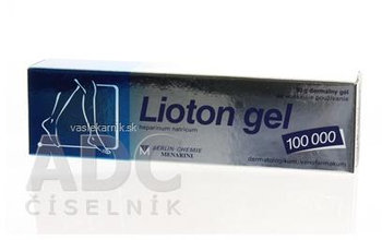 Lioton gel 100 000, 50 g