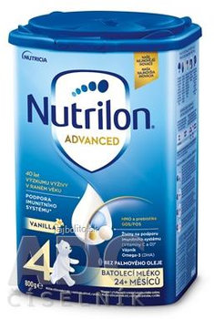 Nutrilon Advanced 4 VANILLA, mliečna výživa v prášku (od 24 mesiacov), 800 g