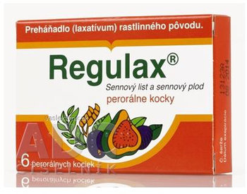REGULAX perorálne kocky 6 ks