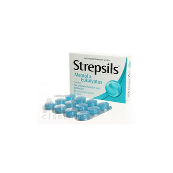 Strepsils Mentol a Eukalyptus 24ks