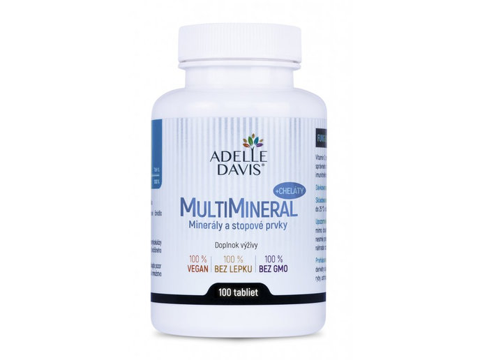 ADELLE DAVIS MULTIMINERAL + CHELÁTY, 100 tabliet