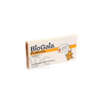 BioGaia ProTectis žuvacie tablety jahodová príchuť 10 ks