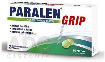 PARALEN GRIP 24 tabliet zelený