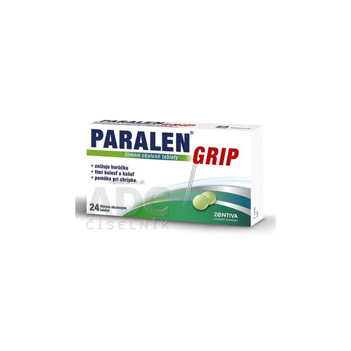 PARALEN GRIP 24 tabliet zelený
