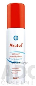 Akutol spray plastický obväz ochranný, sprej s hnacím plynom 60 ml