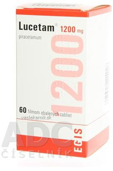 Lucetam 1200 mg 60 kapsúl