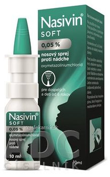 NASIVIN SOFT 0,05 % nosový sprej 10ml