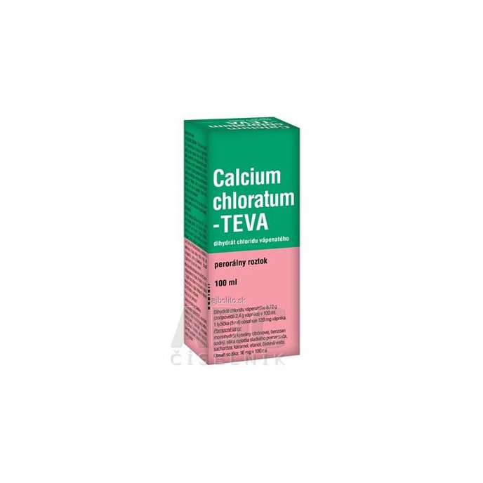 CALCIUM CHLORATUM-TEVA, 100 ml