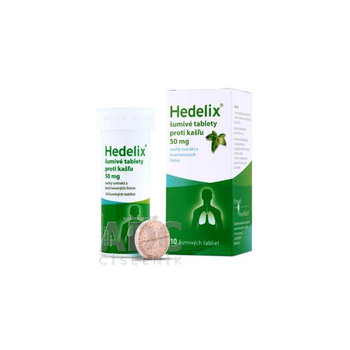 Hedelix šumivé tablety proti kašľu 10 ks