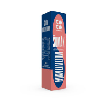TOTO ŠUMÁK MULTIVITAMÍN, šumivé tablety, 20 ks