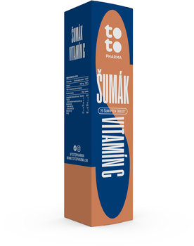 TOTO ŠUMÁK VITAMÍN C 1000 mg, šumivé tablety, 20 ks