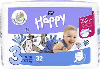 Bella HAPPY 3 MIDI 5-9 kg 32 ks plienky