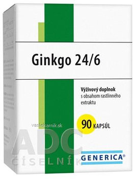 GENERICA Ginkgo 24/6 40 mg 90 kapsúl