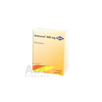 Solmucol 600 mg 7 vrecúšok