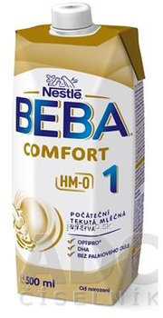 BEBA COMFORT 1 HM-O, tekutá počiatočná mliečna výživa (od narodenia), 500 ml