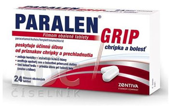 PARALEN GRIP chrípka a bolesť 24 tabliet