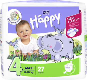Bella Happy 4 Maxi 8-18 kg 27 ks plienky