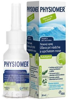 PHYSIOMER Nosový sprej Eukalyptus 20ml