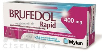 Brufedol Rapid 400 mg 24 tabliet