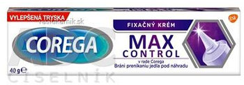 COREGA MAX CONTROL fixačný krém 40 g