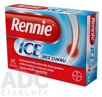 Rennie ICE bez cukru 48 tabliet