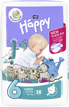 Bella Happy 6 Junior Extra 16+ kg 38 ks plienky