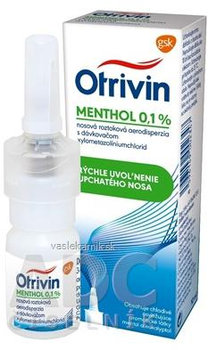 Otrivin Menthol 0,1% sprej 10ml
