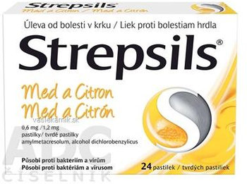 Strepsils Med a Citrón 24 pastiliek