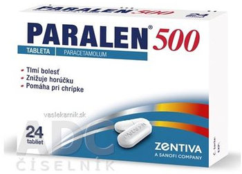 PARALEN 500 500mg 24 tabliet