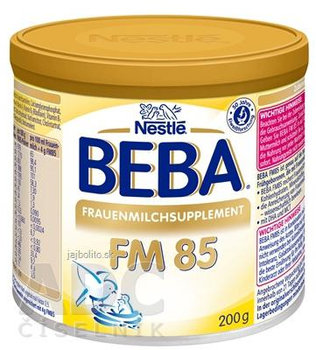 BEBA FM 85, na obohacovanie mater. mlieka, 0m+, 200 g
