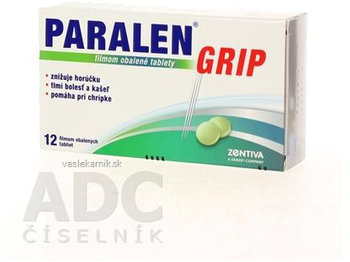 PARALEN GRIP 12 tabliet zelený