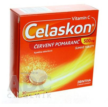 Celaskon 500 mg ČERVENÝ POMARANČ 30 tabliet