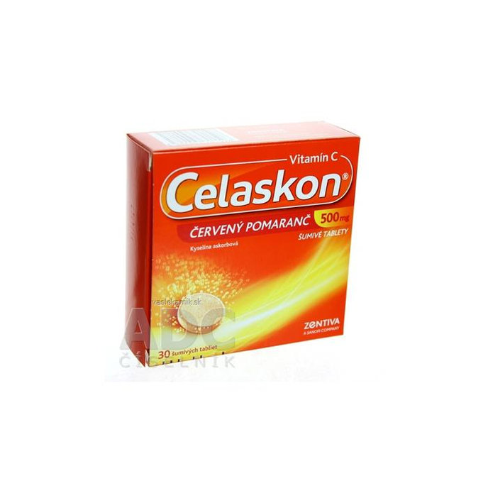 Celaskon 500 mg ČERVENÝ POMARANČ 30 tabliet