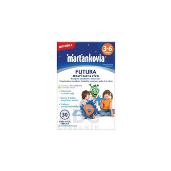 WALMARK Marťankovia FUTURA 3-6 cmúľacie tablety 30 ks