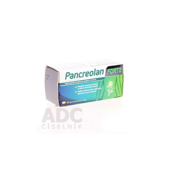 PANCREOLAN FORTE 220 mg, 60 tabliet