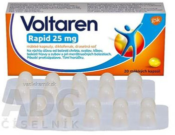 Voltaren Rapid 25 mg 20 kapsúl