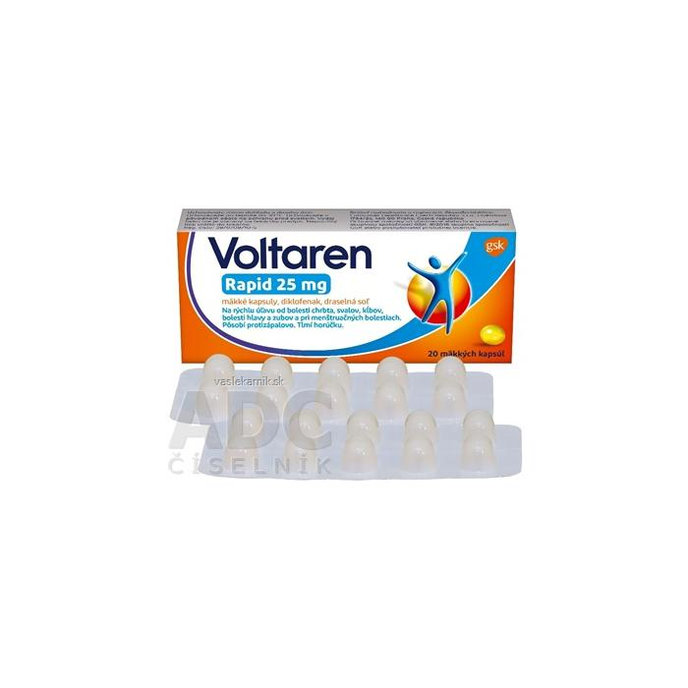 Voltaren Rapid 25 mg 20 kapsúl