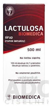 LACTULOSA BIOMEDICA sirup 50 % 500 ml