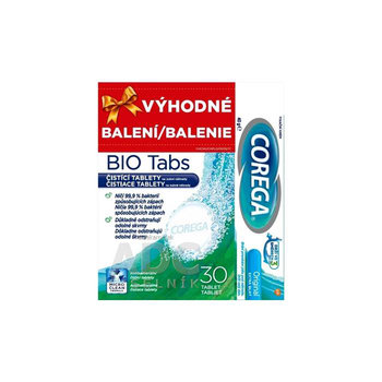 COREGA Original EXTRA SILNÝ + BIO TABS fixačný krém 40g + čistiace tablety 30ks
