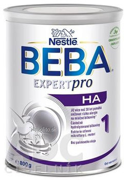 BEBA EXPERT pro HA 1, počiatočná mliečna výživa (od narodenia), 800 g