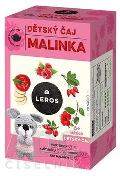 LEROS DETSKÝ ČAJ MALINKA (od 6+ mesiacov)