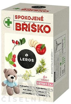 LEROS DETSKÝ ČAJ SPOKOJNÉ BRUŠKO (od 6+ mesiacov)