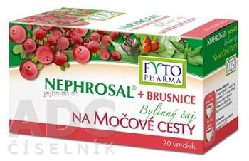 FYTO NEPHROSAL + BRUSNICE na močové cesty