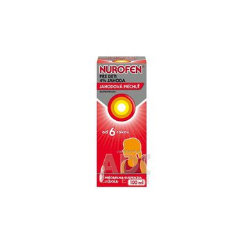 NUROFEN pre deti jahoda 100 ml