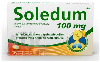 Soledum 100 mg mäkké gastrorezistentné kapsuly 20ks