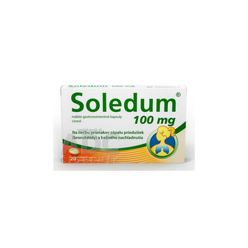 Soledum 100 mg mäkké gastrorezistentné kapsuly 20ks